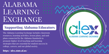 ALEX Supporting Alabama Educators logo